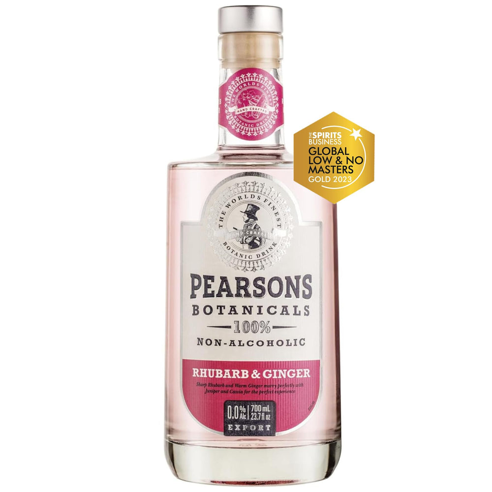 Pearsons Rhubarb & Ginger award history image highlights the Master Medal recognition.