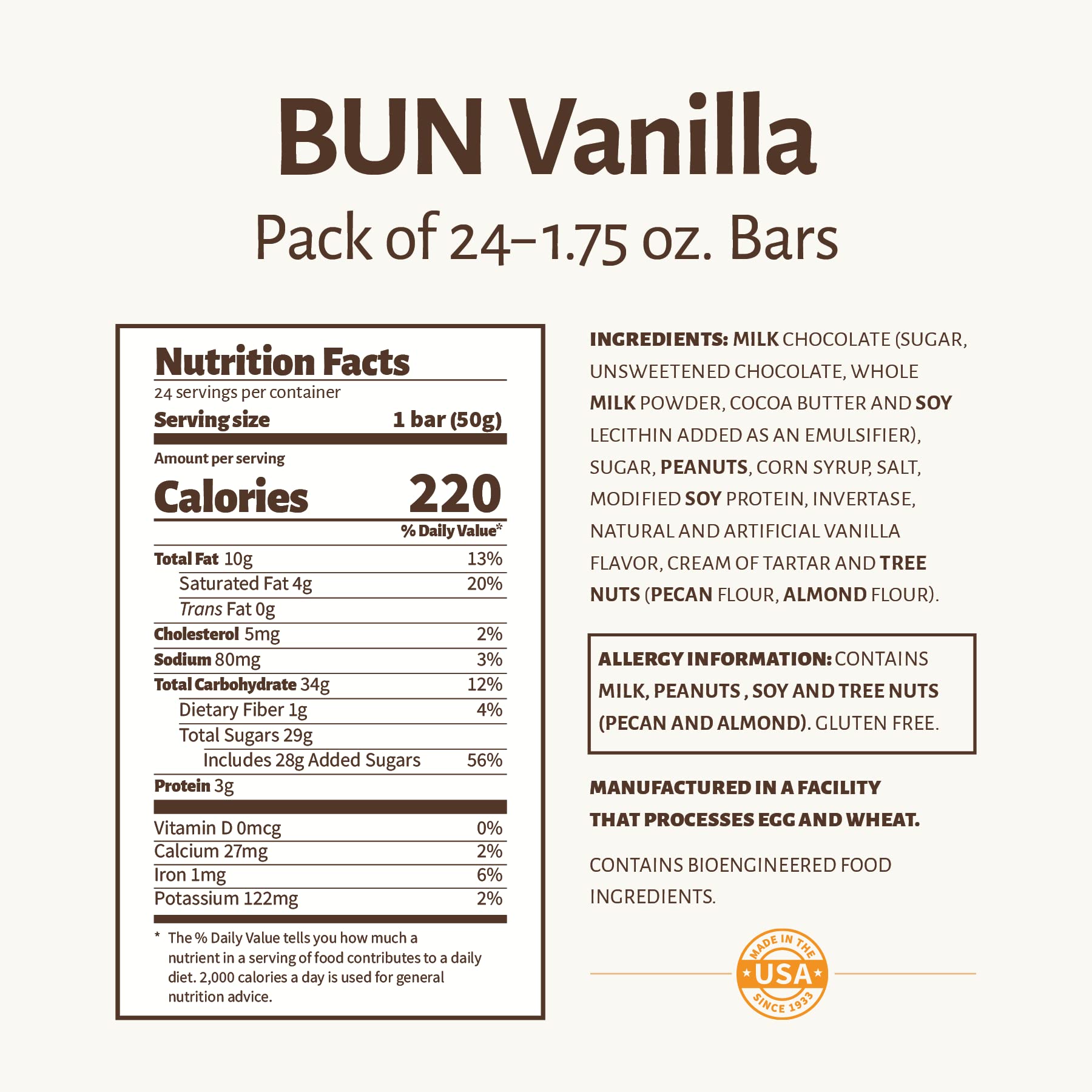 Close-up of vanilla nougat and milk chocolate for a creamy, satisfying bite