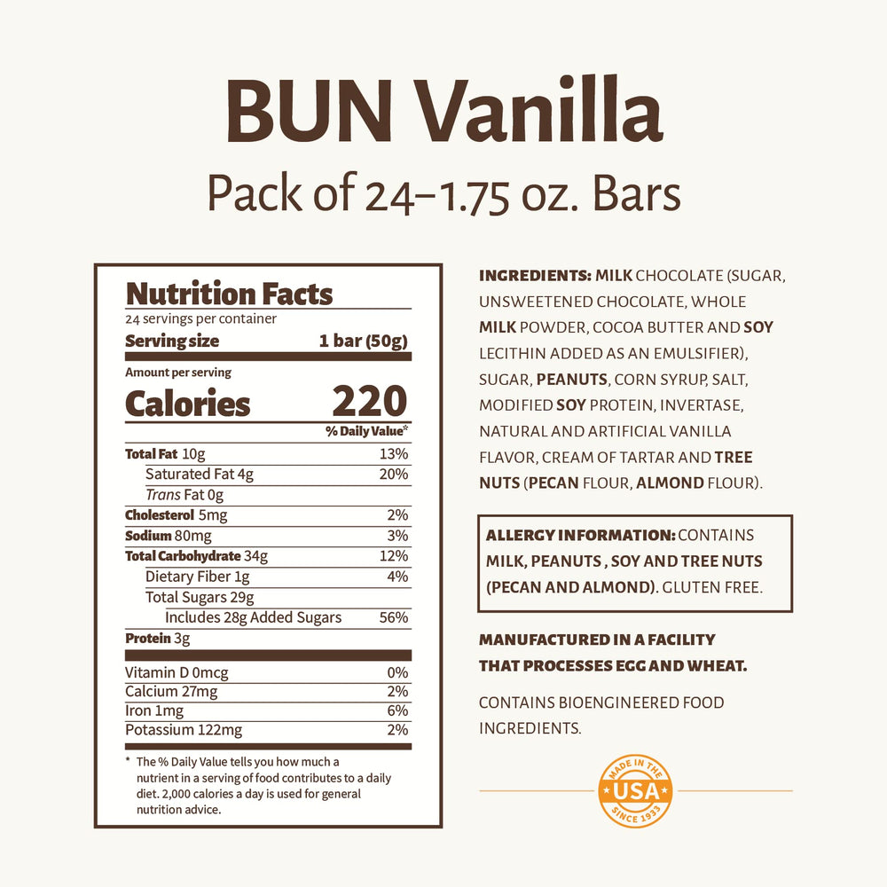 Close-up of vanilla nougat and milk chocolate for a creamy, satisfying bite
