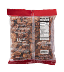 Pecan Nation Cinnamon Pecans close-up with warm cinnamon sugar for craveable crunch