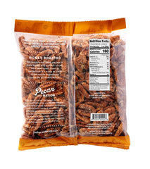 Pecan Nation Honey Roasted Pecans closeup glaze: glossy nuts with sweet-savory notes for nibbling