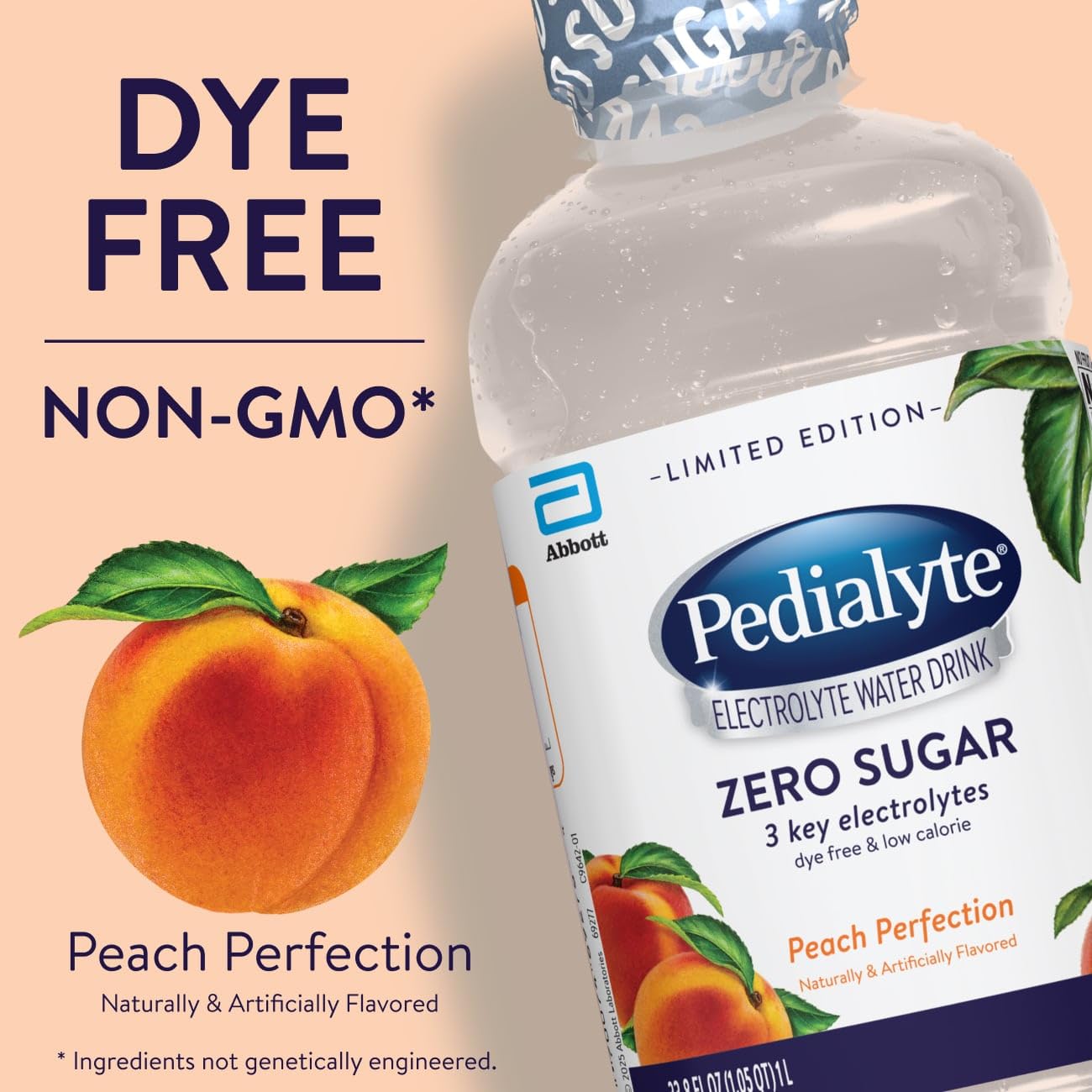 Pedialyte Fruit Punch bottle offers refreshing hydration with key electrolytes.