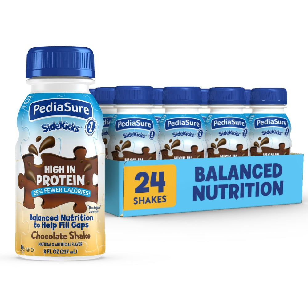 PediaSure SideKicks chocolate bottle provides a protein-rich daily option for kids.