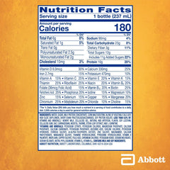 PediaSure SideKicks chocolate bottle highlights essential vitamins and minerals for daily nutrition.