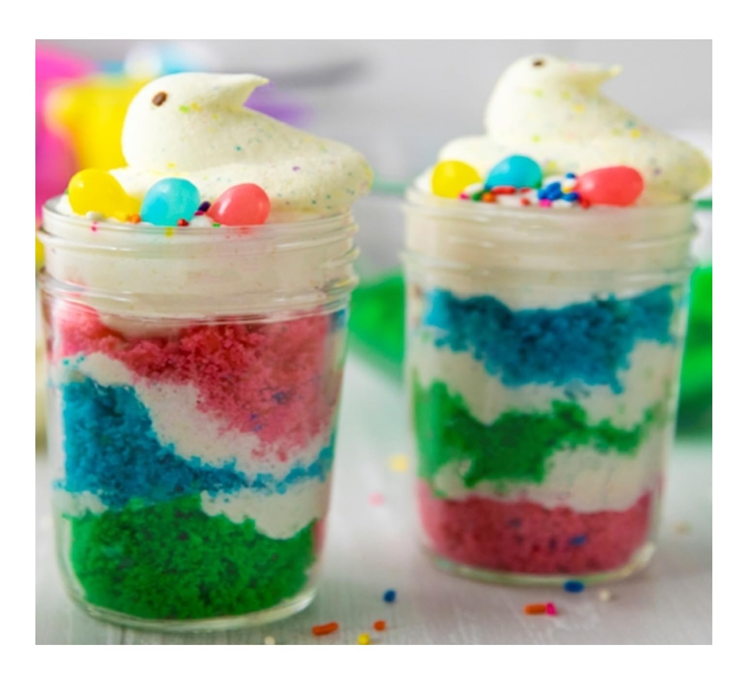Peeps Chicks Party Cake flavor bite with festive specks for celebrations and dessert ideas.