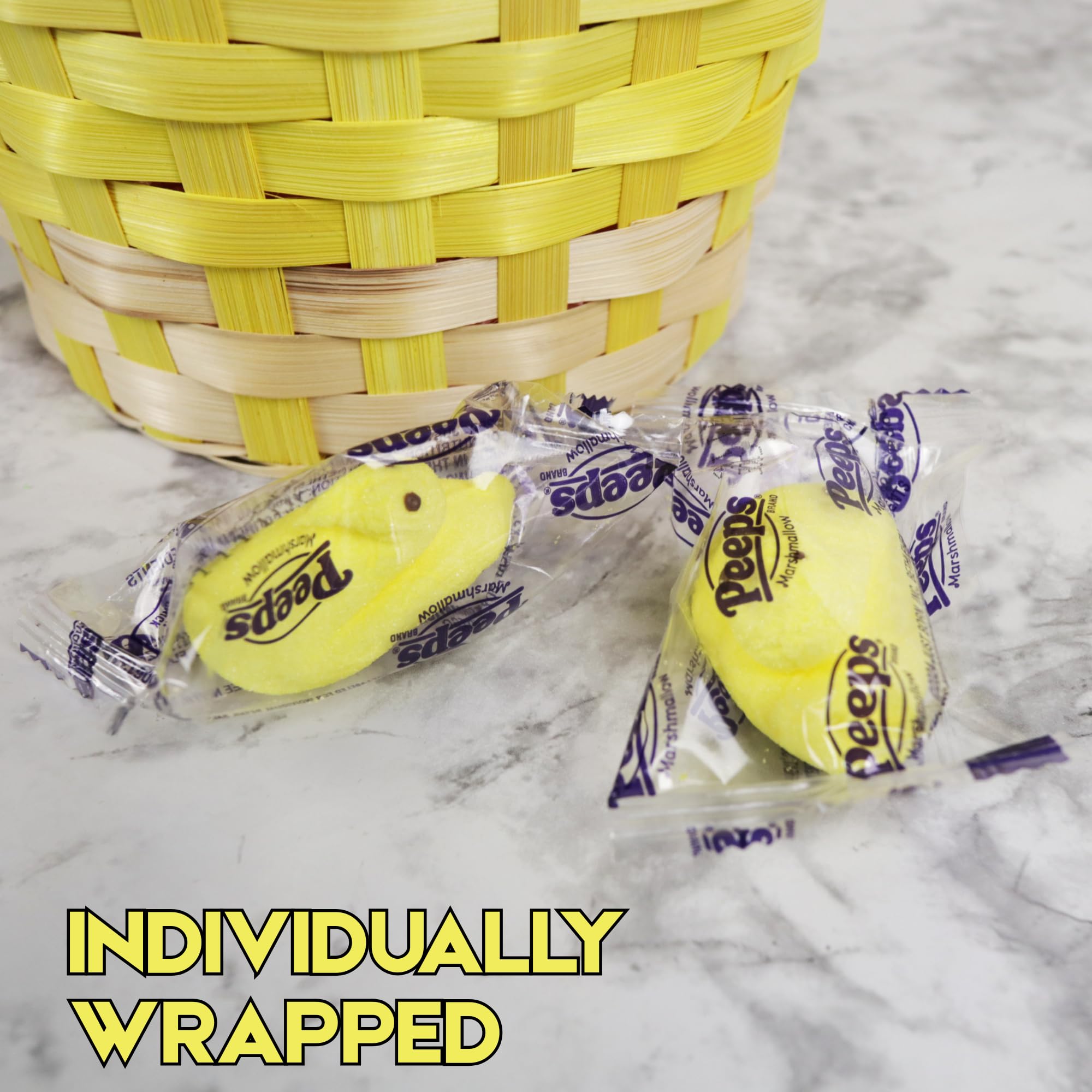 Ideal filler for baskets, hunts, or party favors with Peeps marshmallows.