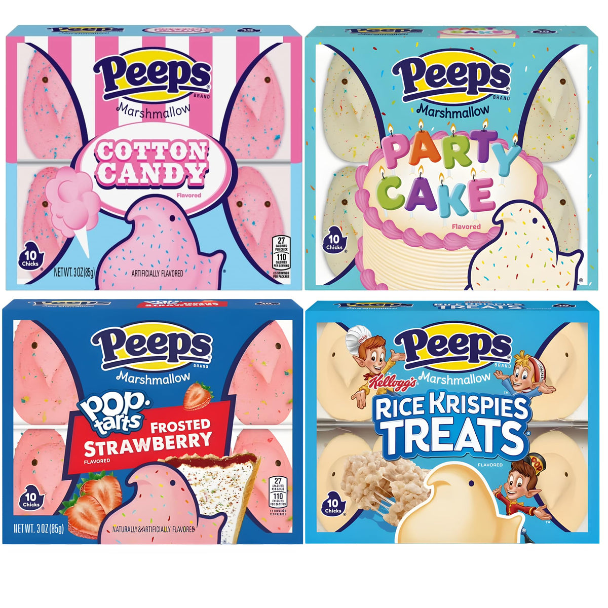 PEEPS Cotton Candy marshmallow chicks for festive Easter baskets.