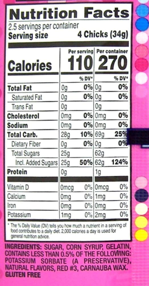 Peeps Pink Marshmallow Chicks close-up sugar coating highlights sugary sparkle for gifting.