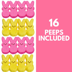 Peeps two-pack eight pieces each, ready for sharing at celebrations.