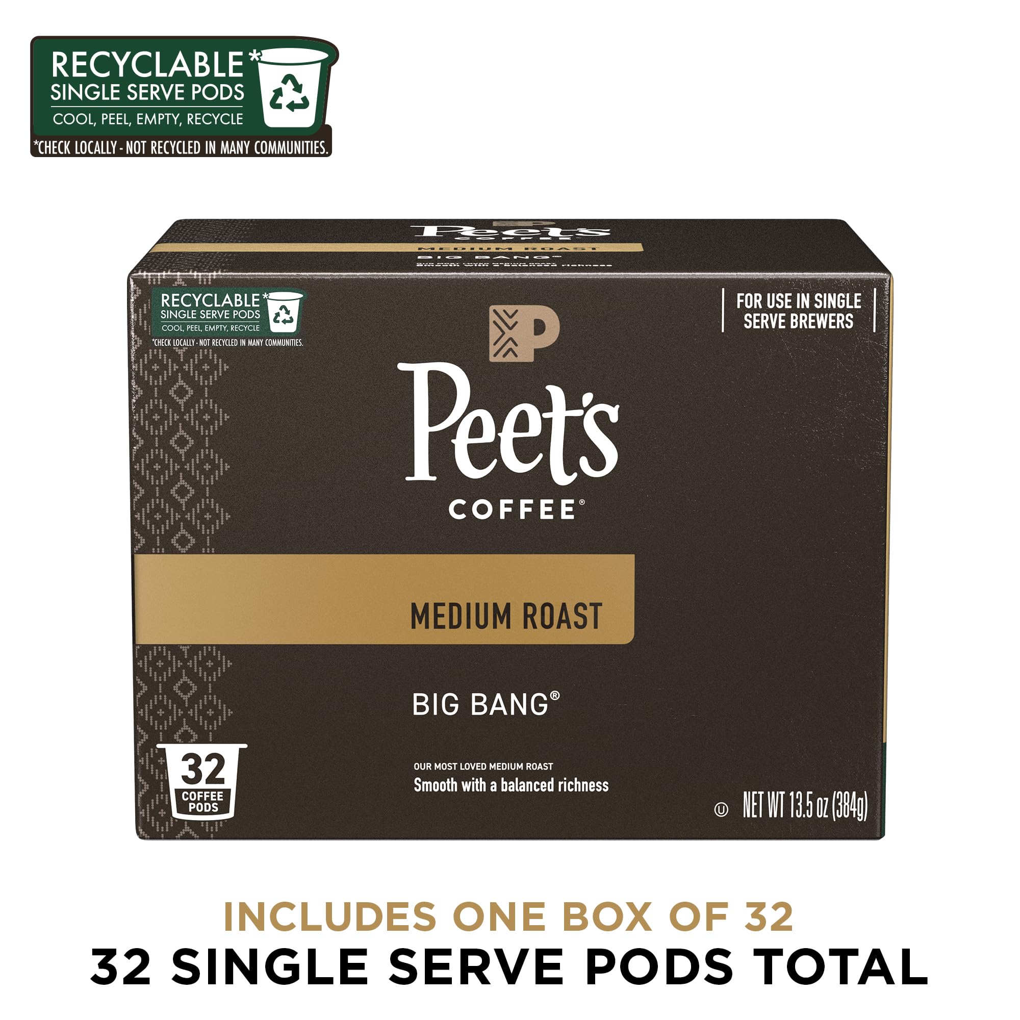 Peet's Big Bang citrus-aroma pod delivers bright morning notes