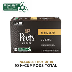 Peet's Big Bang pod closeup aroma with citrus notes