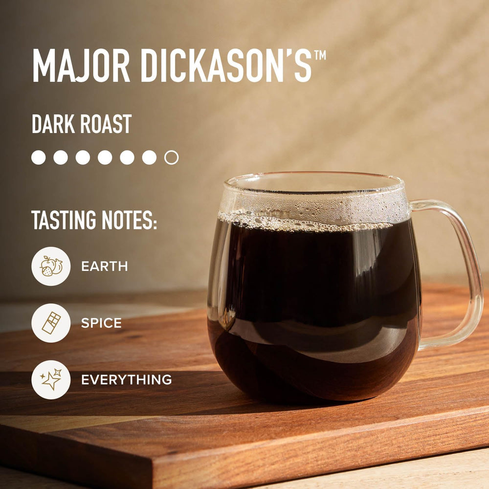 Chemex brewing guide featuring Peet's Major Dickason's Blend