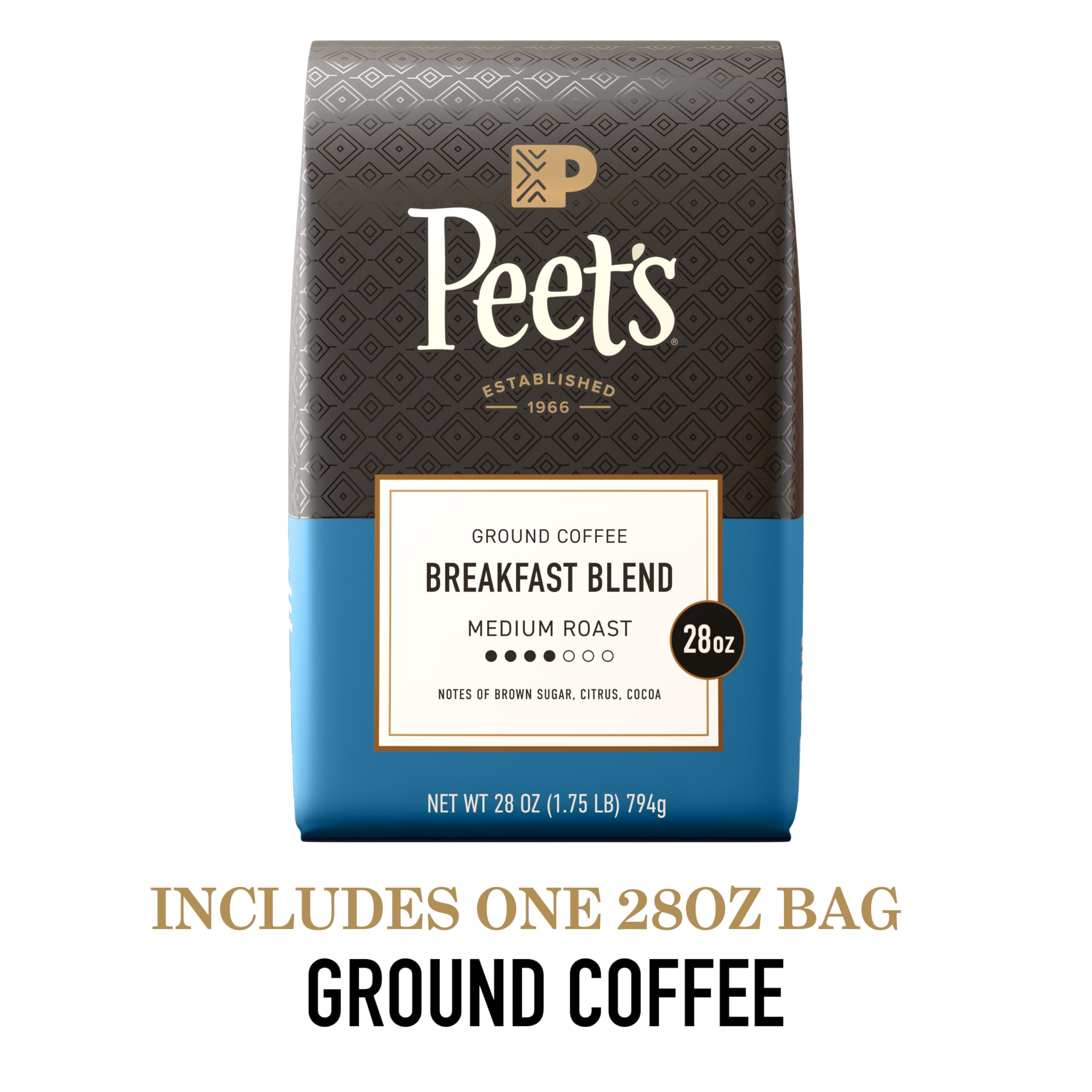 Brewing with Peet's Breakfast Blend via Chemex pour-over