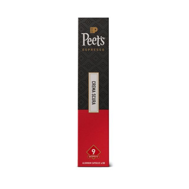 Creamy crema and nutty notes from Peet's Crema Scura.