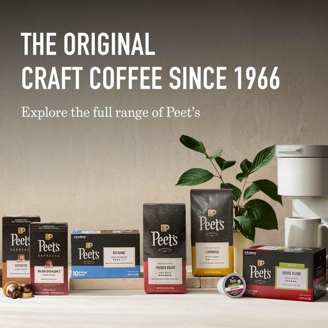 Packaging label of Peet's Espresso Forte highlighting product details