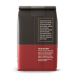 Coarse grind setup for cold brew with Peet's French Roast.