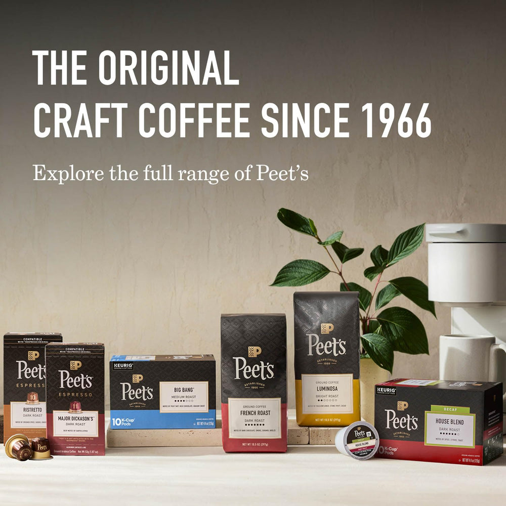 High-altitude-sourced beans give Peet's French Roast depth.