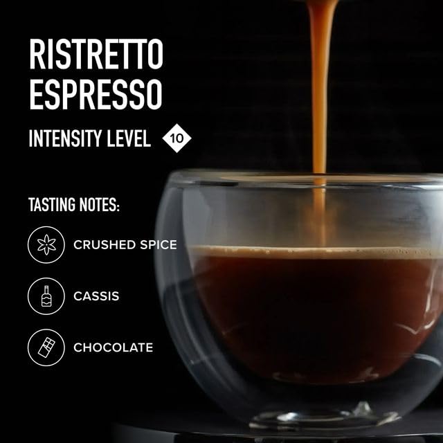 Peet's coffee mug with dense espresso shot and crema
