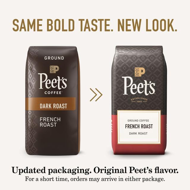 Peet's French Roast smoke close-up conveys smoky aroma and depth.