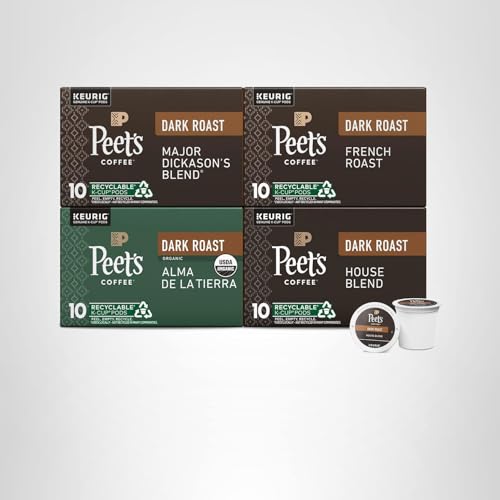 Peet's Dark Roast community impact messaging on sustainable sourcing.