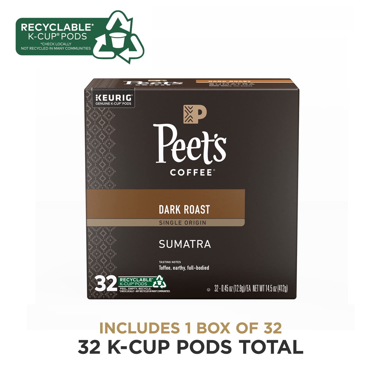 Peet's Sumatra hand-washed beans highlighting artisanal processing