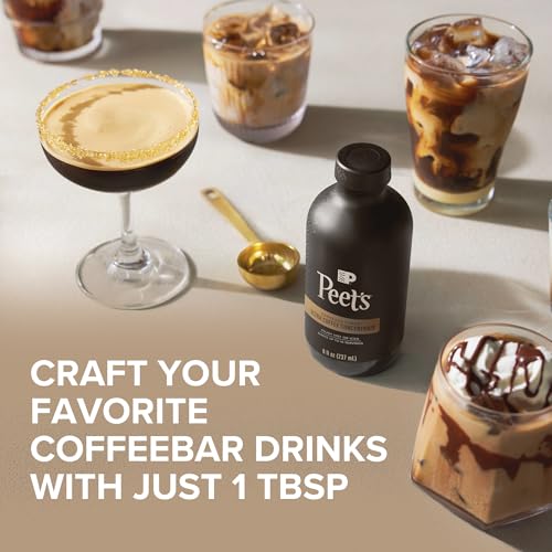 Peet's Ultra Coffee Concentrate versatility for hot or cold beverages