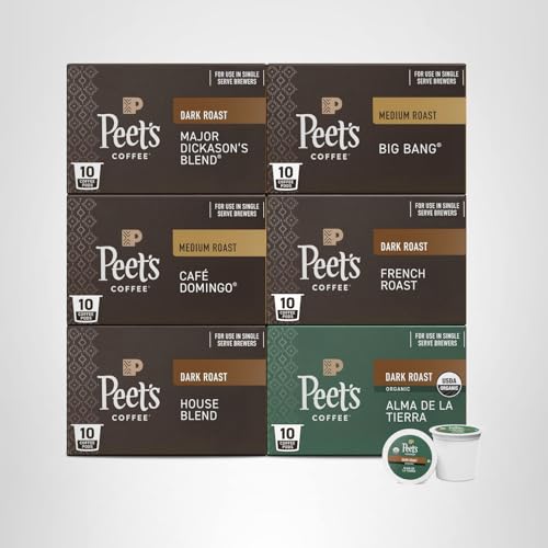 Peet's Keurig 60 pods total—easy to stock and use in busy weeks.