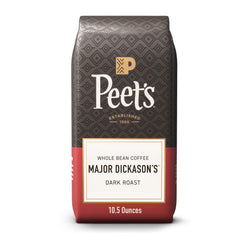 Peet's Major Dickason's Blend whole bean bag with bold aroma
