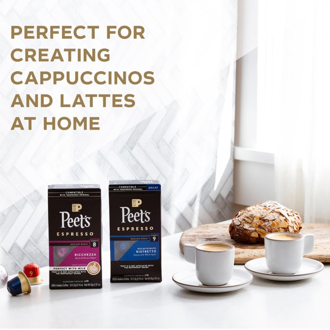Capsules are compatible with Nespresso Original machines for easy upgrade.