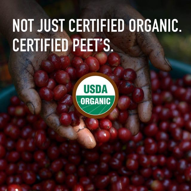 Peet's Organic Alma de la Tierra recyclable packaging detail