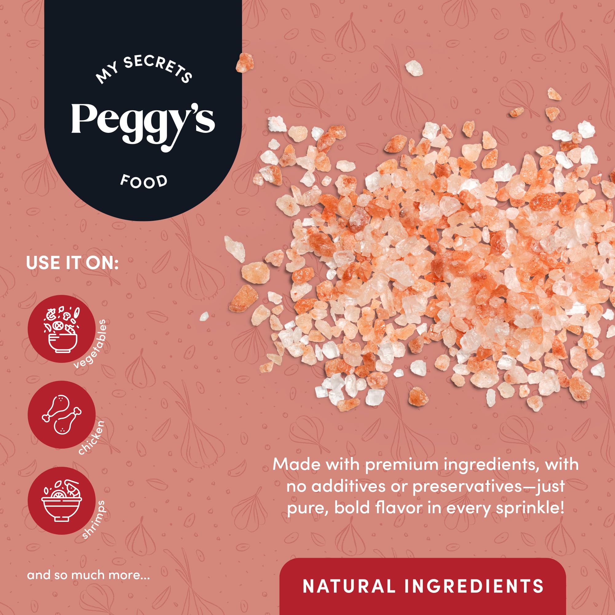Peggy's Crazy Salt at table ready for finishing touches on plates.