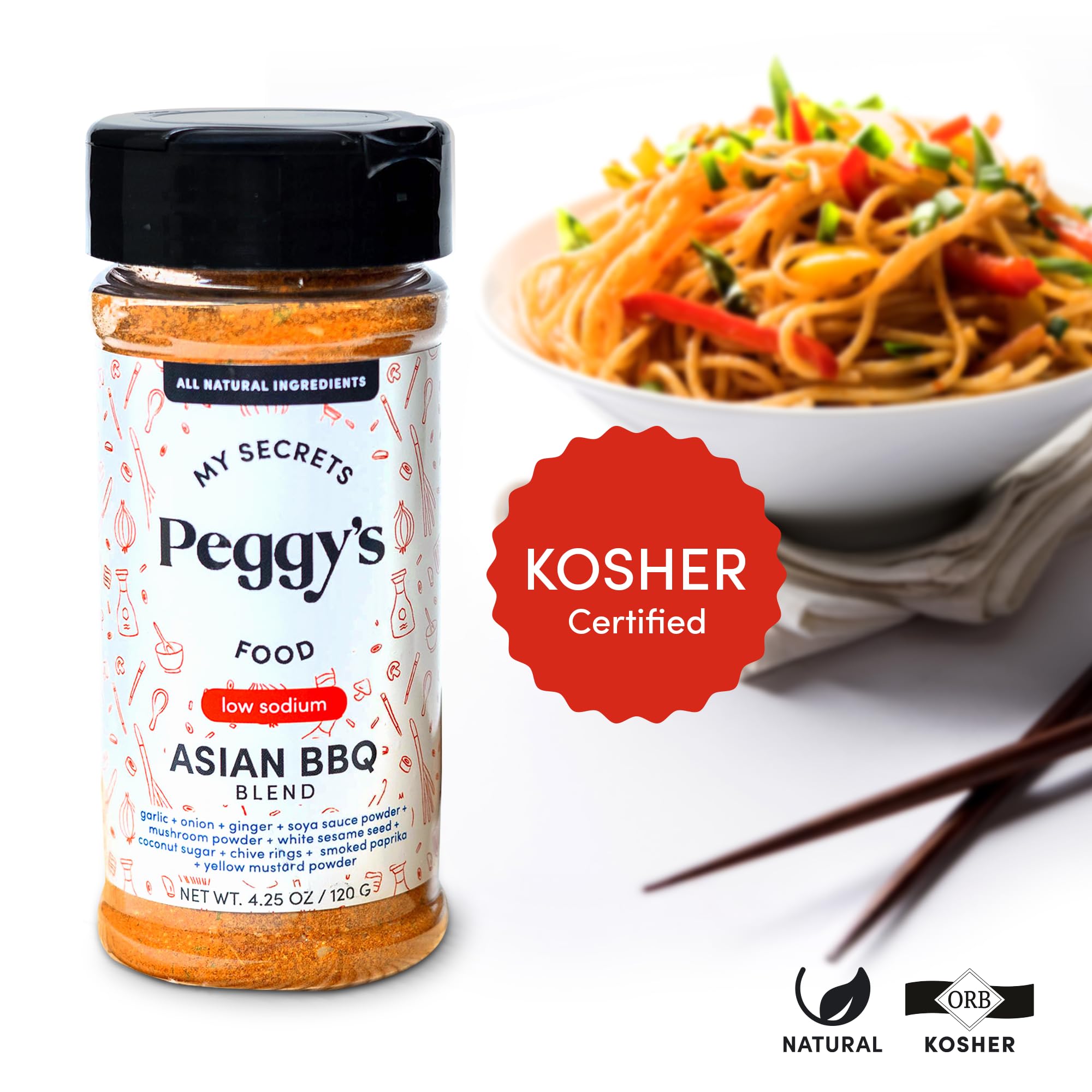Fresh spices from Peggy's jar ready to season meals