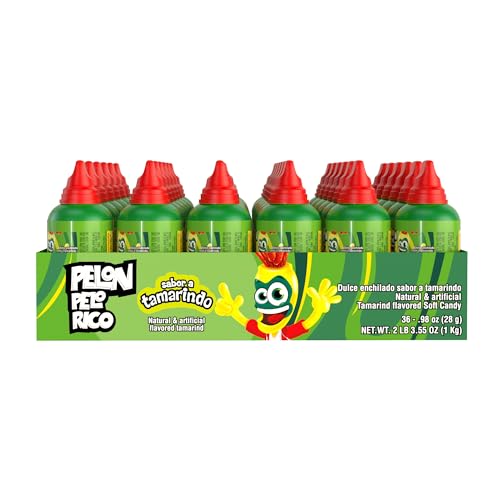 Pelon Pelo Rico tamarind candy close-up for easy gift baskets.