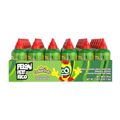 Pelon Pelo Rico tamarind candy close-up for easy gift baskets.