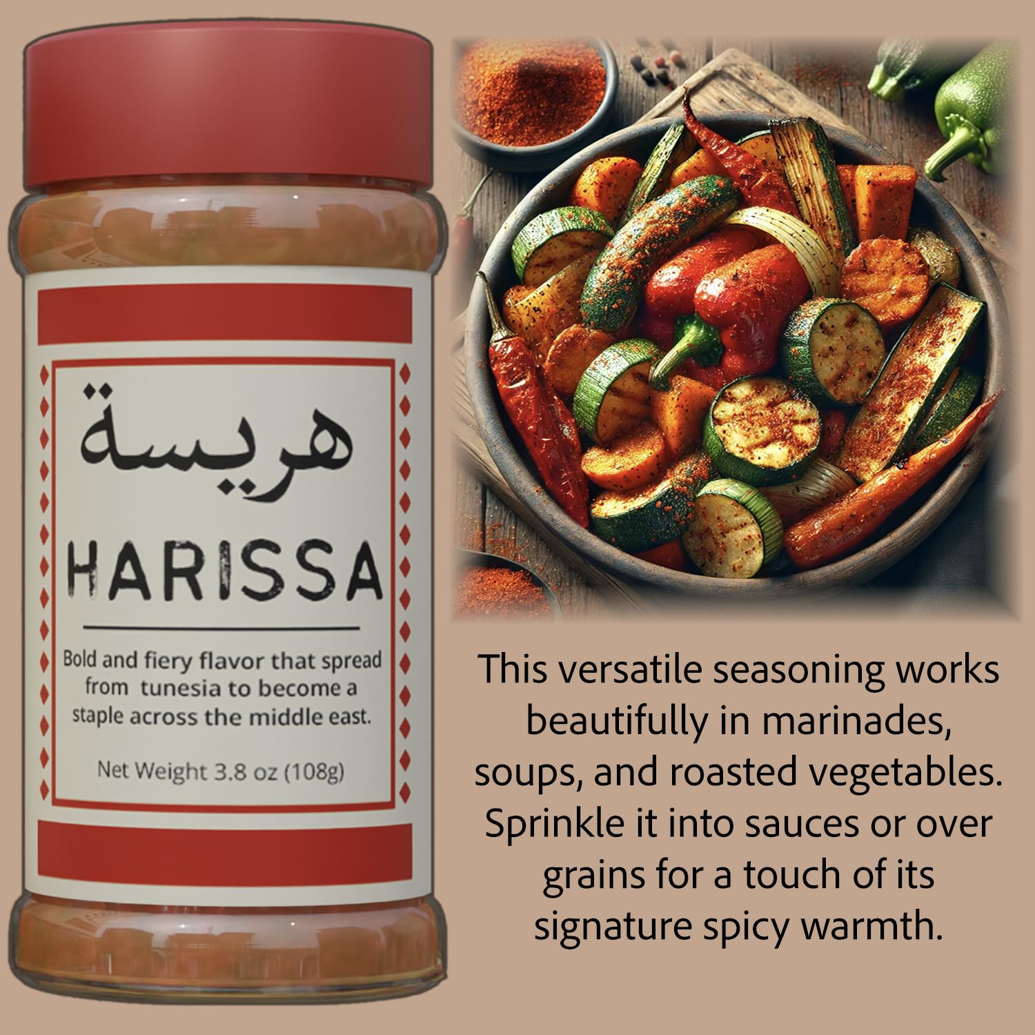 Pelto Baharat spice jar adding warm aromatic depth to dishes