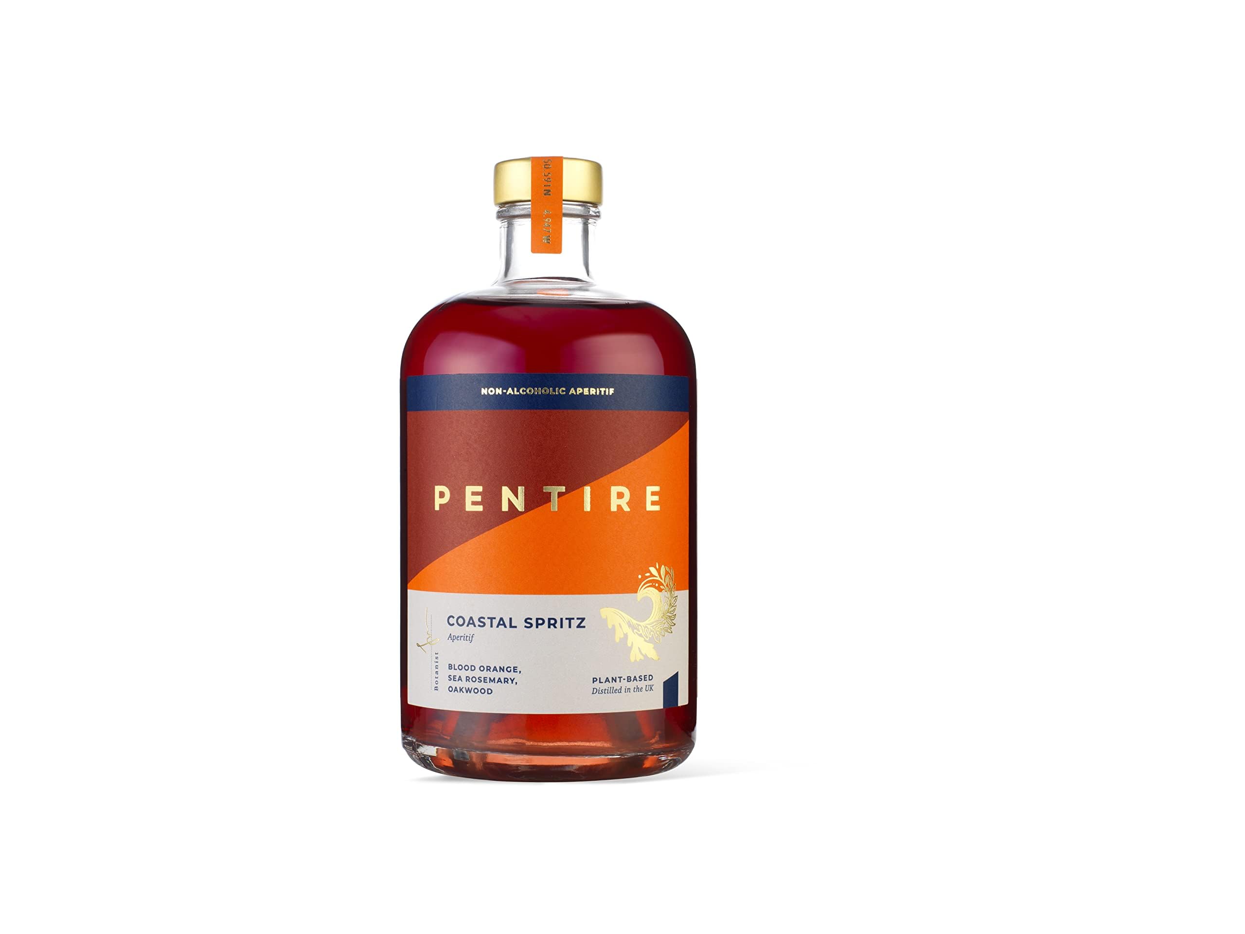 Pentire Coastal Spritz bottle, vegan and sugar-free, ready to enjoy.
