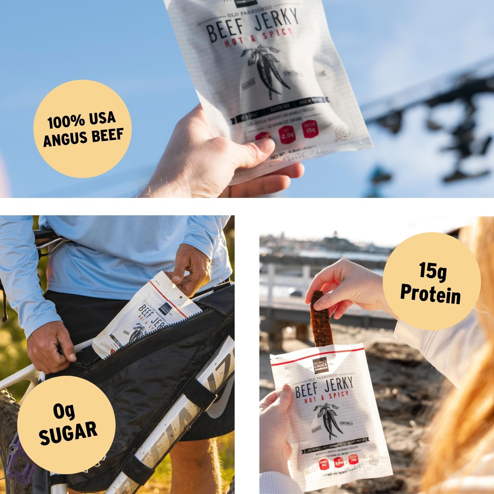 People's Choice Beef Jerky made in USA, Downtown Los Angeles facility.