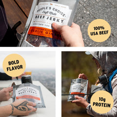 People's Choice Beef Jerky is USA-made by a fourth-generation family business with simple ingredients.
