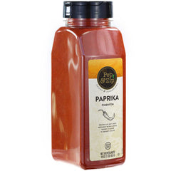 Pep and Zip ground sweet paprika bottle with flip-top cap for easy seasoning