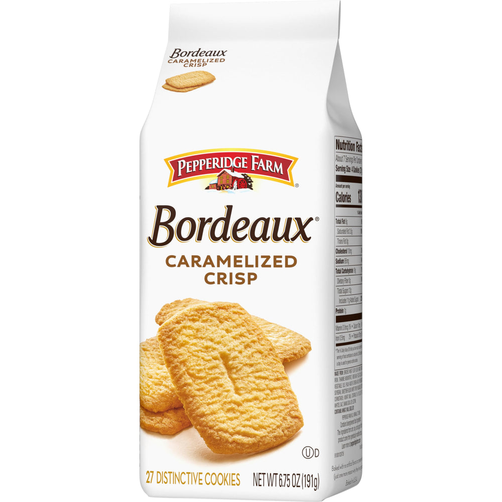 Fresh Pepperidge Farm Bordeaux Caramelized Crisp Cookies from the oven