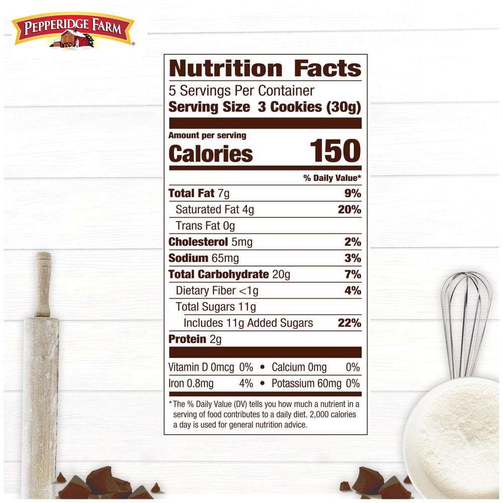 Pepperidge Farm Brussels Dark Chocolate Lace Cookies close-up showing rich chocolate layer.