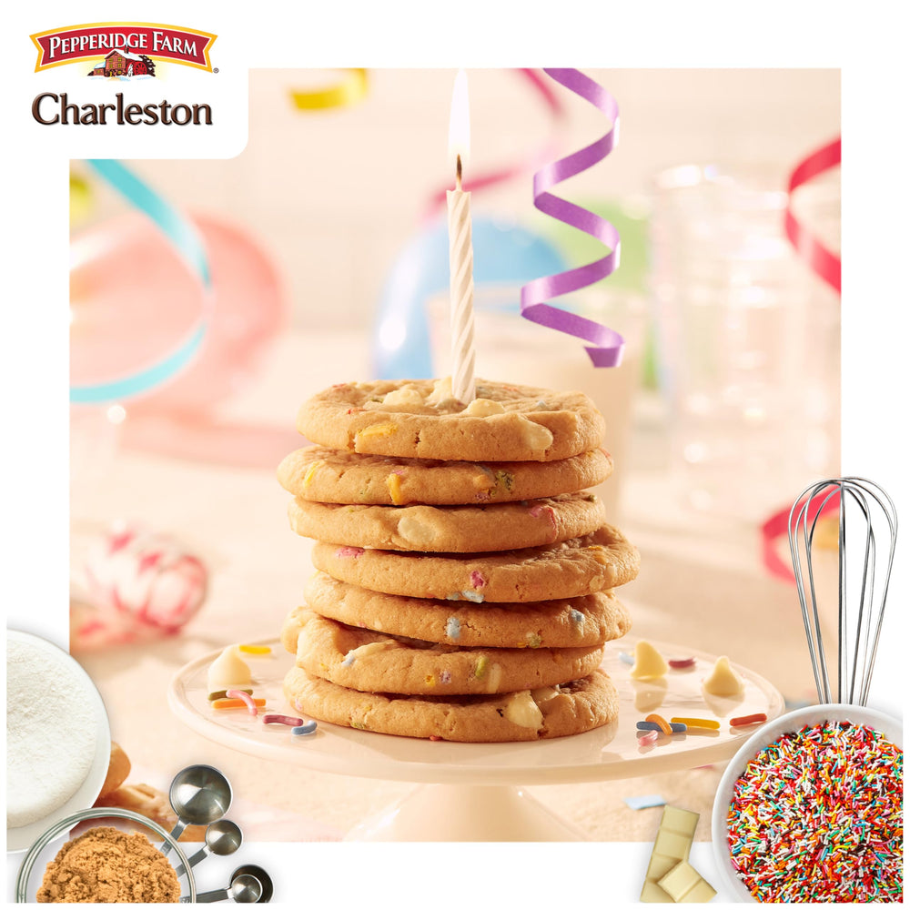 Soft-baked texture highlighted in Pepperidge Farm Charleston cookies.