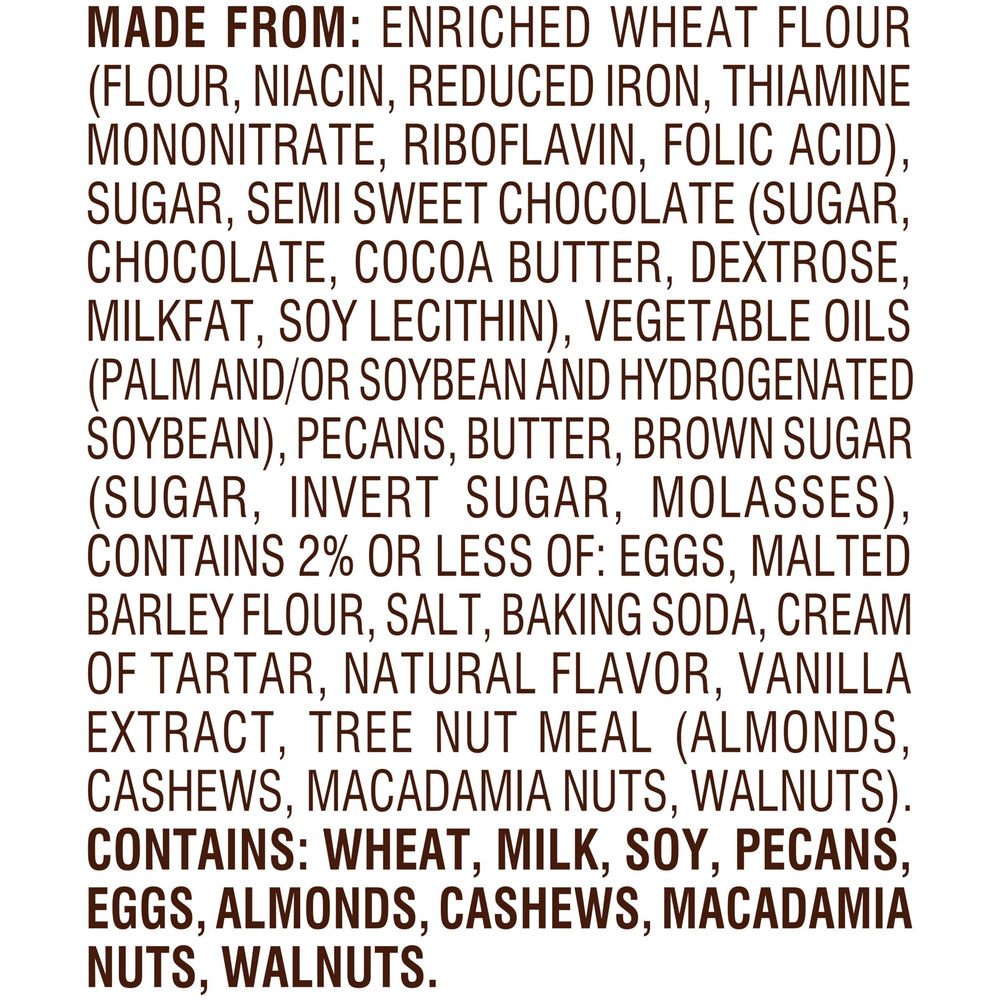 Close-up of Pepperidge Farm ingredients label emphasizing quality sourcing