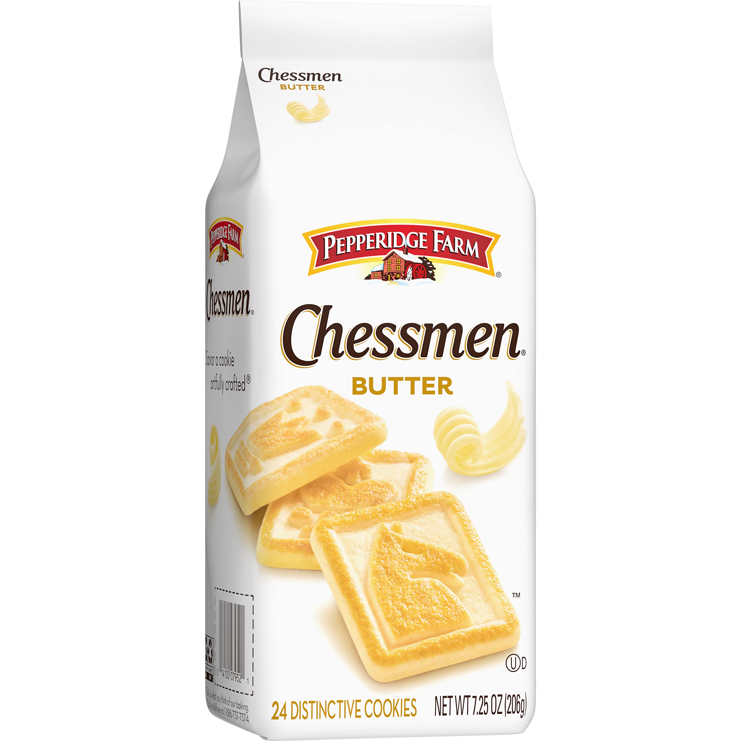 Pepperidge Farm Chessmen Butter Cookies offer a charming dessert-ready crunch.