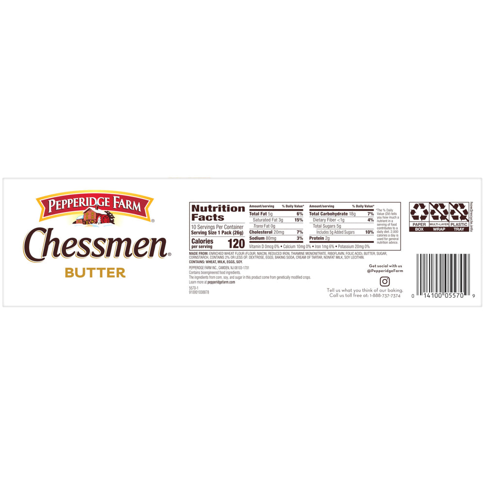 Pepperidge Farm Chessmen butter close-up showing velvety texture.