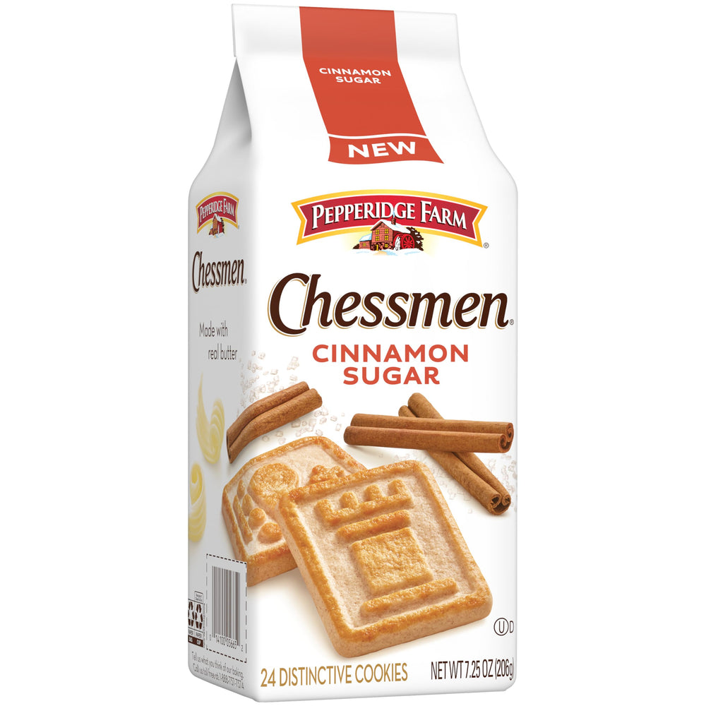 Pepperidge Farm Chessmen Cinnamon Sugar cookies ideal for snack time