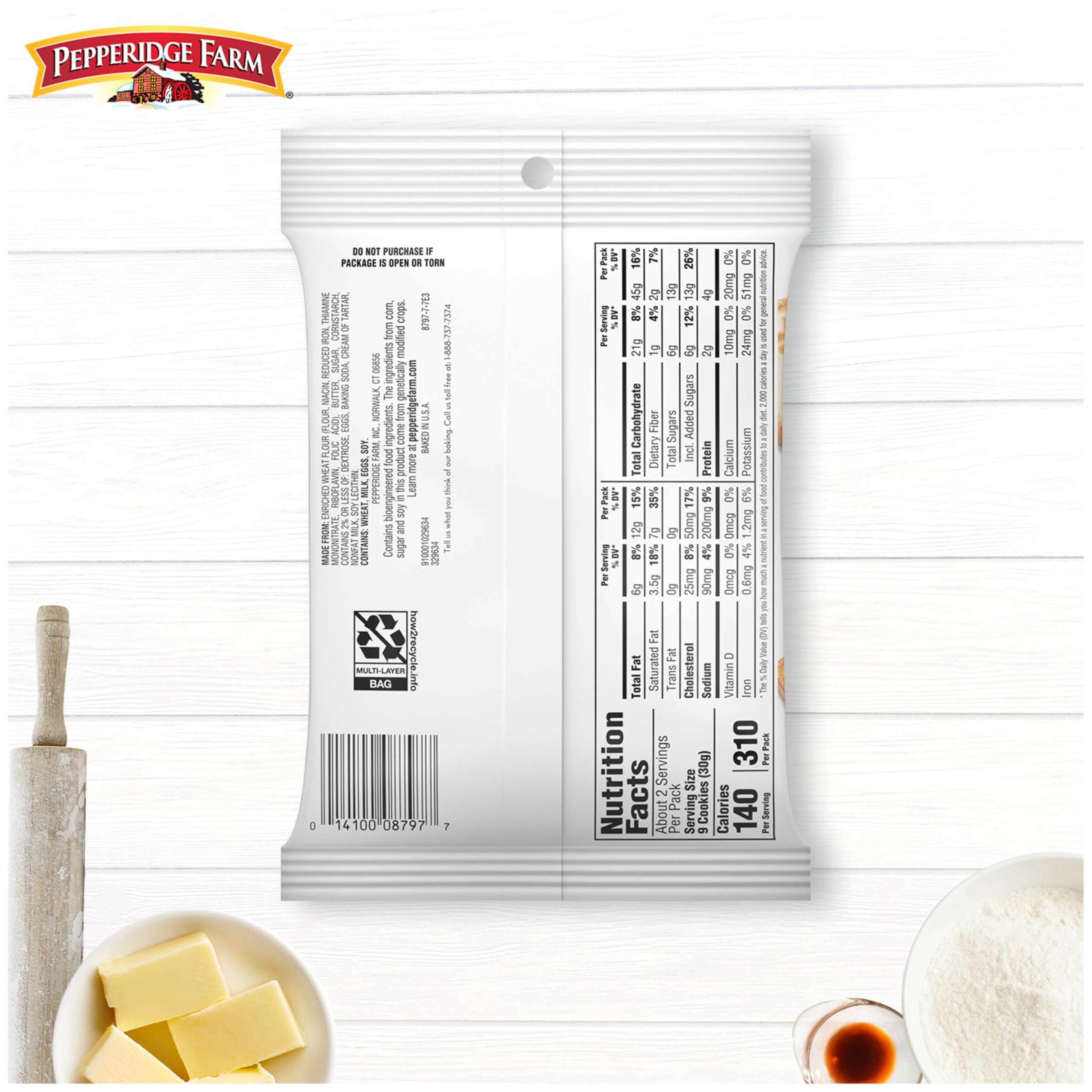 Close-up of Chessmen Minis butter cookies showing melt-in-your-mouth texture