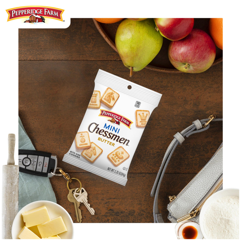 Chessmen Minis on a plate ready for sharing during tea