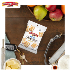 Chessmen Minis on a plate ready for sharing during tea