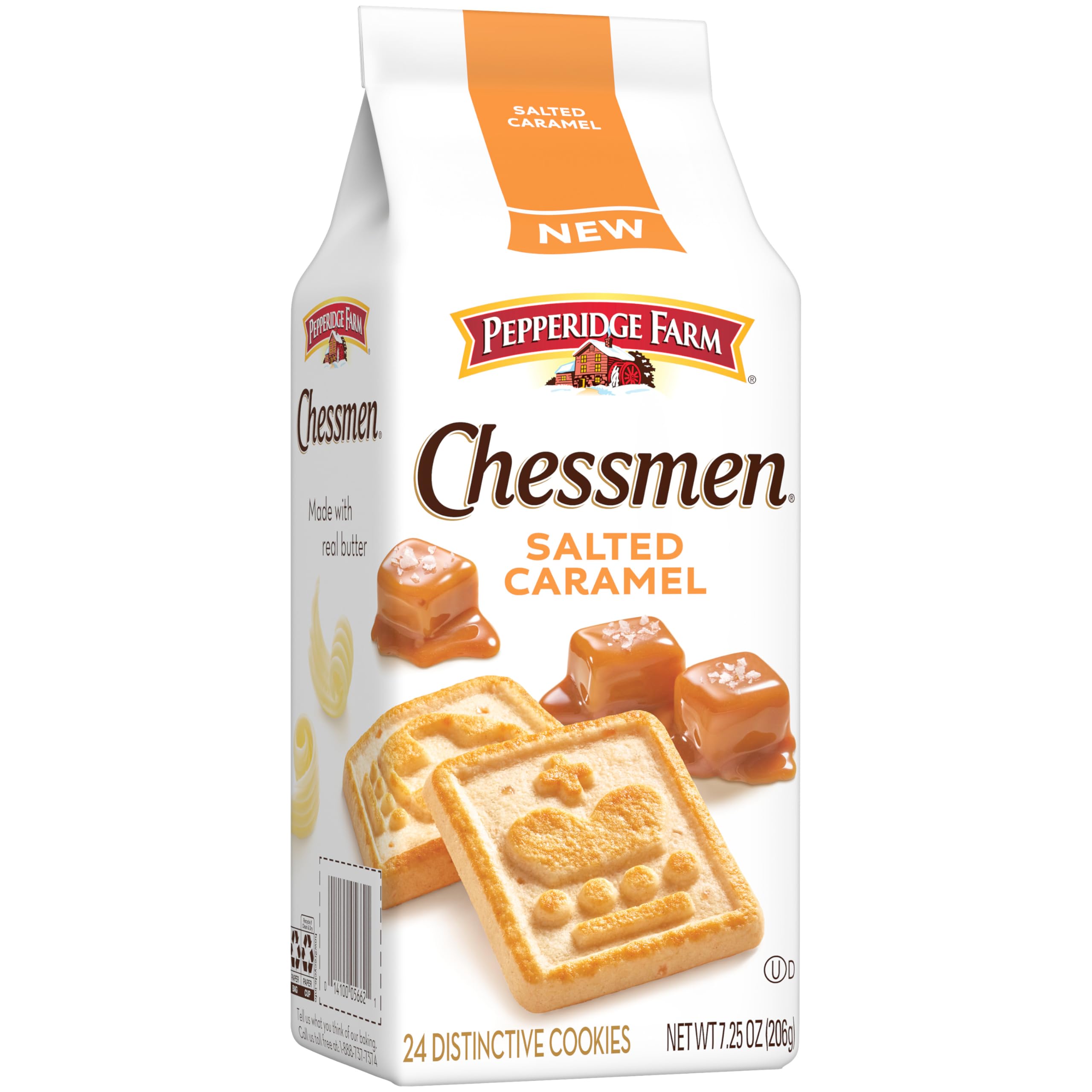 Pepperidge Farm Chessmen salted caramel cookies with banana pudding idea for dessert variation